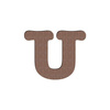 Litera dekoracyjna z MDF-u do sublimacji 10 cm U