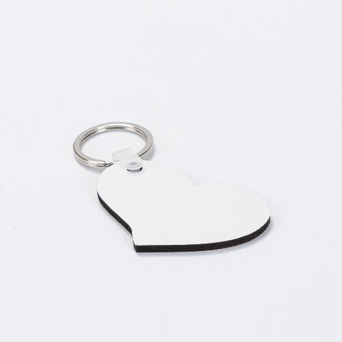 Dwustronny brelok z MDF-u do sublimacji - serce Lover