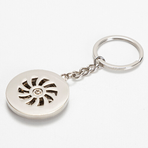 Obrotowy brelok do kluczy do sublimacji - koło