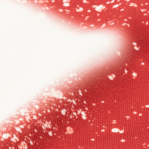 Fartuch lniany Bleached Starry Red do sublimacji