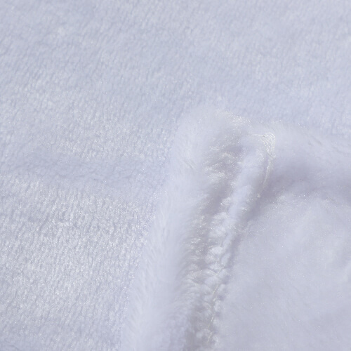 Kocyk Minky 152 x 102 cm do sublimacji - biały