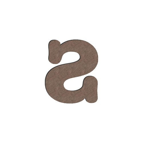 Litera dekoracyjna z MDF-u do sublimacji 10 cm S