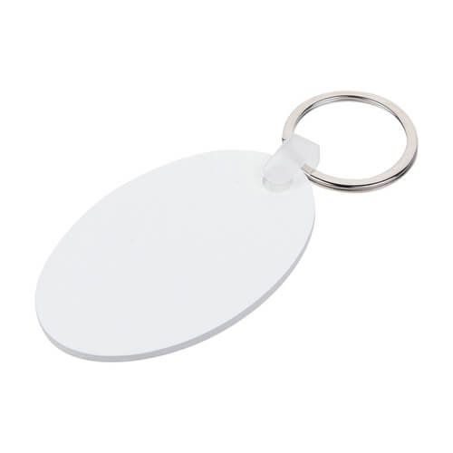 Brelok plastikowy do sublimacji - owal