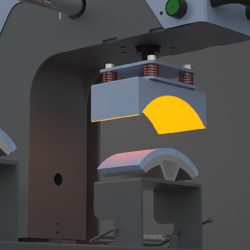 Dwustanowiskowa prasa do czapek OtterPro Air