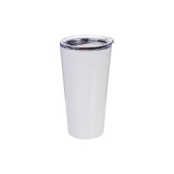 Tumbler termiczny 480 ml ze stali nierdzewnej do sublimacji - biały