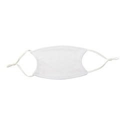 Mała maseczka na twarz z filtrem do sublimacji (białe gumki)