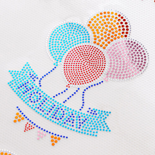 Arkusz z cyrkoniami do termotransferu - Holiday