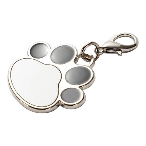 Identyfikator dla psa do sublimacji - czarna łapa