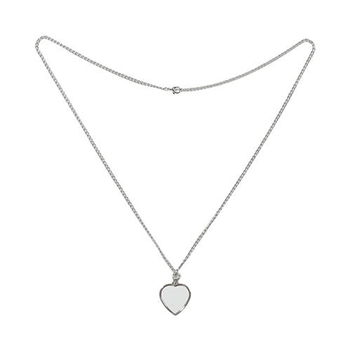 Naszyjnik w kształcie serca do sublimacji