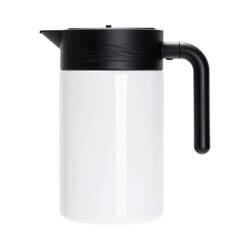 Dzbanek termiczny do kawy ze stali nierdzewnej1200 ml do sublimacji - biały