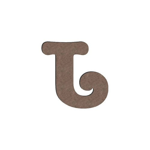 Litera dekoracyjna z MDF-u do sublimacji 10 cm J