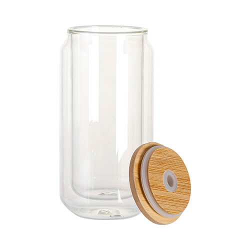 Kubek szklany 300 ml z podwójnymi ściankami do sublimacji