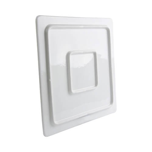 Płaski kwadratowy talerz 24,5 x 24,5 cm do sublimacji