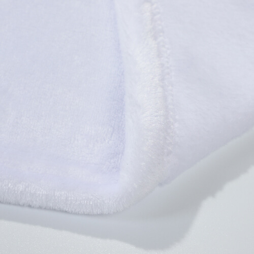 Kocyk Minky 152 x 102 cm do sublimacji - biały