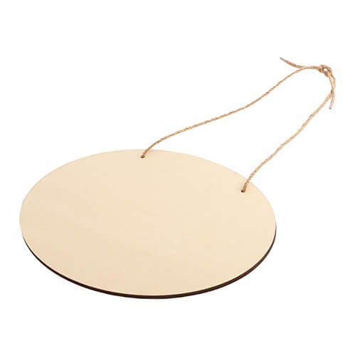 Zawieszka na drzwi z drewna do sublimacji - owal