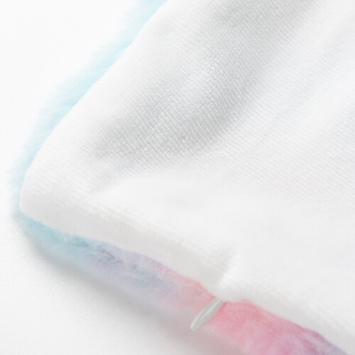 Kolorowa poszewka na poduszkę 40 x 40 cm z polaru i mikrofibry do sublimacji