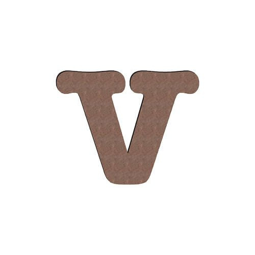 Litera dekoracyjna z MDF-u do sublimacji 15 cm - V