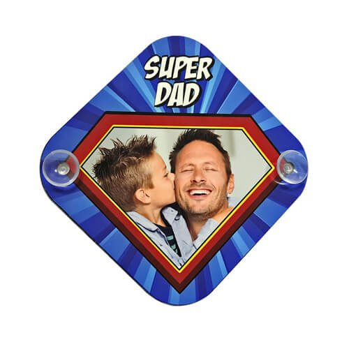 Tabliczka z MDF-u z przyssawkami - kwadrat - do sublimacji