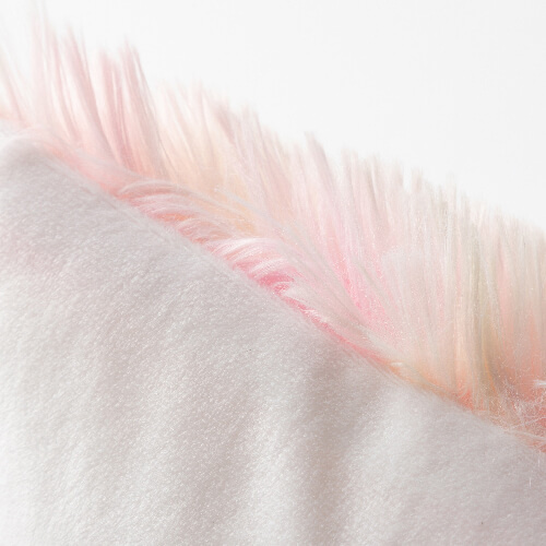 Kolorowa poszewka na poduszkę 45 x 45 cm z długowłosego polaru i mikrofibry do sublimacji