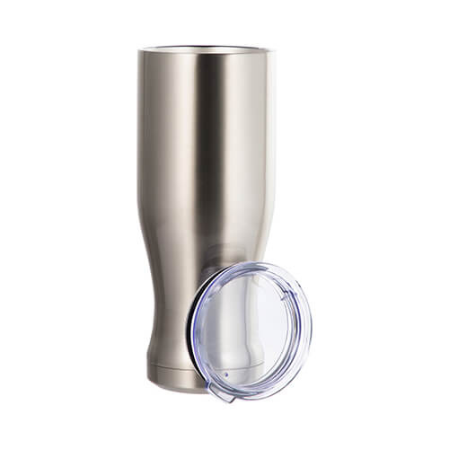 Pokal ze stali nierdzewnej 600 ml do sublimacji - srebrny