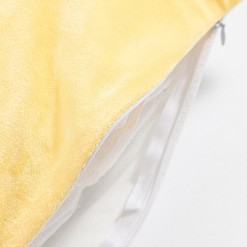 Poszewka pluszowa BestSub 40 x 40 cm do sublimacji - zółta