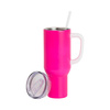 Kubek podróżny ze stali nierdzewnej 1200 ml do sublimacji - matowy różowy neon