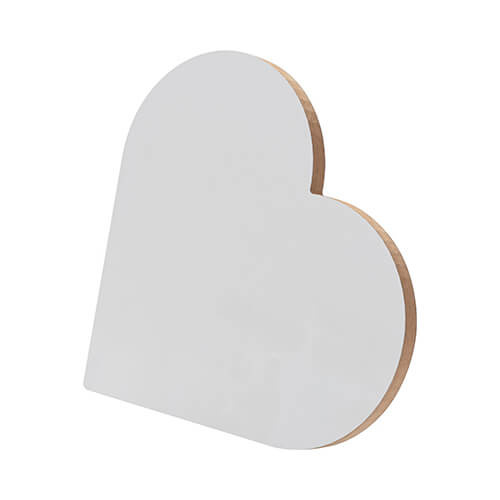 Ramka na zdjęcie - serce z MDF-u do sublimacji - 25,4 x 25,4 cm