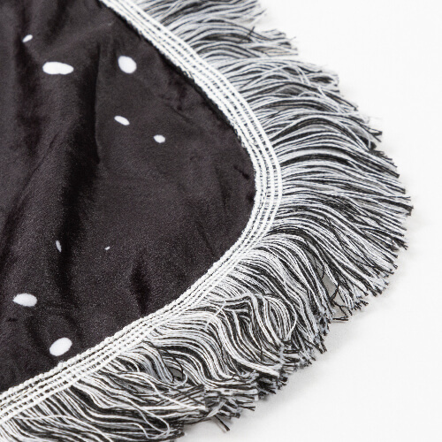 Pluszowy koc Bleached Starry Black Rectangle do sublimacji