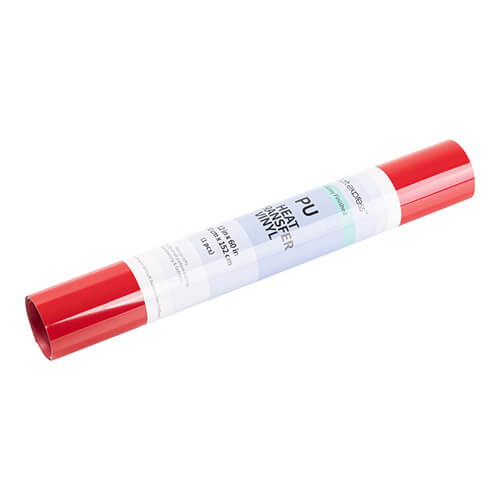 Folia flex - czerwona błyszcząca