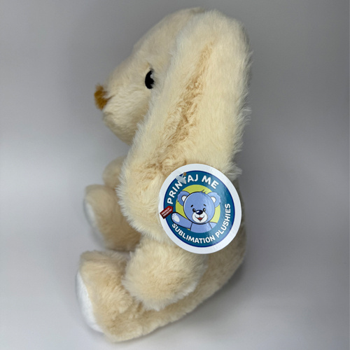 Królik 25 cm do nadruku sublimacyjnego - jasny beż