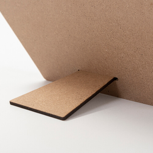 Sześciokątna ramka na zdjęcie z MDF-u do sublimacji - 25,4 x 30,5 cm