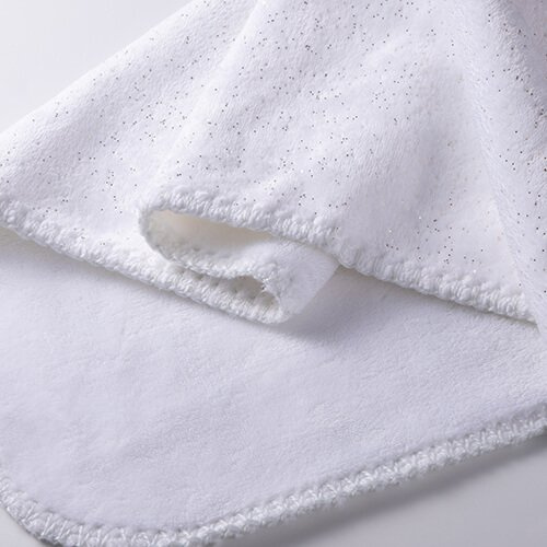 Kocyk Minky do sublimacji - złoty brokat