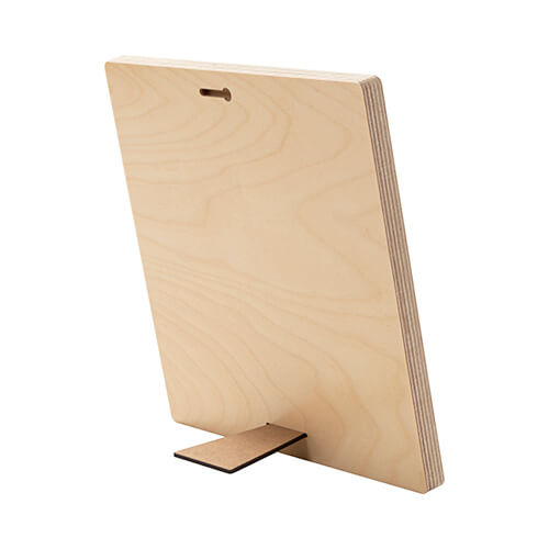 Kwadratowa ramka na zdjęcie ze sklejki do sublimacji - 25,4 x 25,4 cm