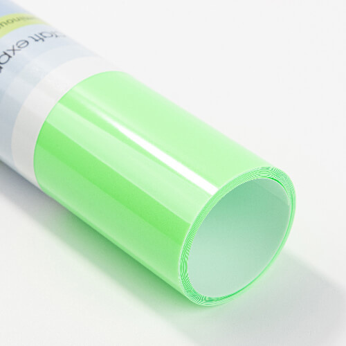 Luminescencyjna folia flex - jasnozielona świecąca na zielono