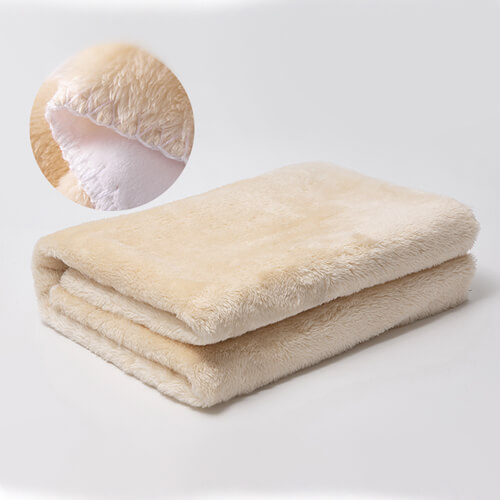 Kocyk z mikrofibry i polaru arktycznego do sublimacji - khaki