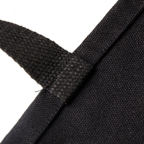 Torba płócienna 63,5 x 37 cm czarna do termotransferu