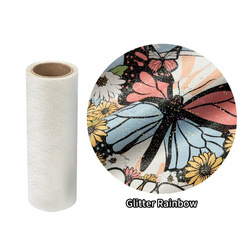 Folia brokatowa do druku OtterPro DTF 30 cm x 100 m - Rainbow