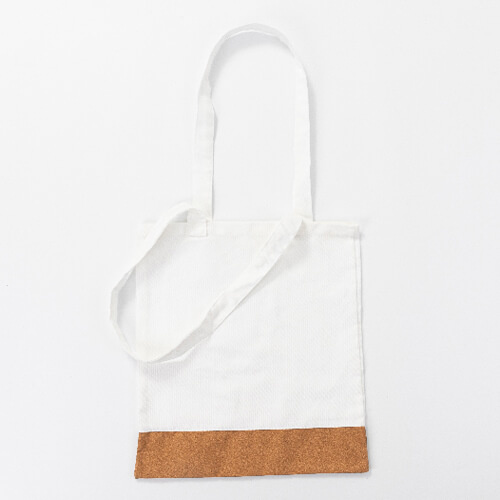 Torba na zakupy 32 x 36 cm z płótna i korka do sublimacji