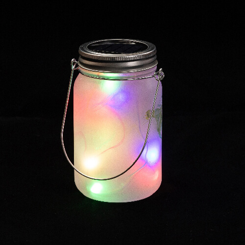 Lampion 450 ml z metalowym uchwytem