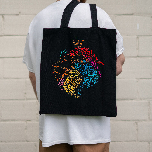 Duży arkusz z cyrkoniami do termotransferu - Król Lew