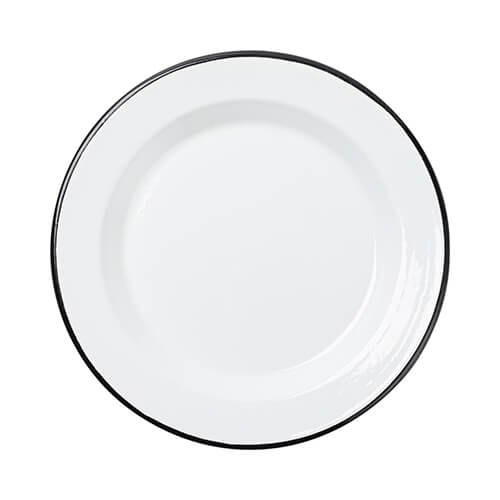 Talerz emaliowany Ø 24,5 x 2 cm do sublimacji