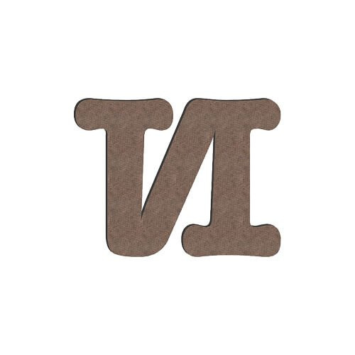 Litera dekoracyjna z MDF-u do sublimacji 10 cm N
