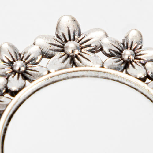 Okrągła broszka z zawieszką w kształcie serca do sublimacji