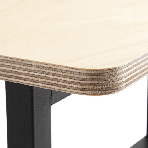 Stołek dziecięcy ze sklejki z metalowymi nóżkami do sublimacji