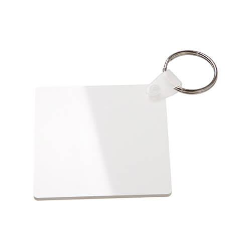 Brelok plastikowy do sublimacji - kwadrat