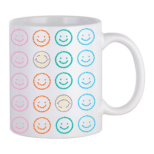 Arkusz z cyrkoniami do termotransferu - 20 uśmiechów