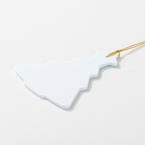 Plastikowa zawieszka do sublimacji - choinka