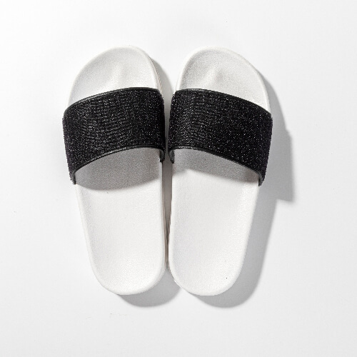 Klapki dla dorosłych do sublimacji - biała podeszwa