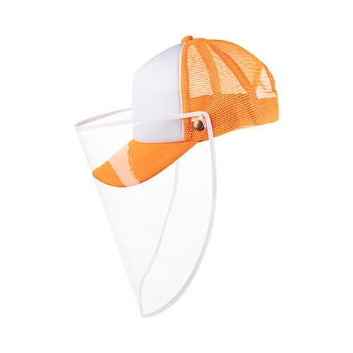 Czapka do przyłbicy do sublimacji - pomarańczowa