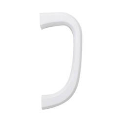 Plastikowy uchwyt do sublimacji - biały